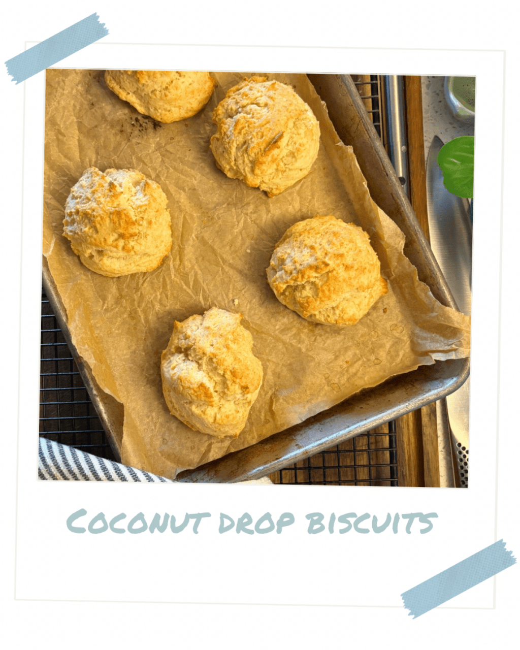 Coconut Drop Biscuits