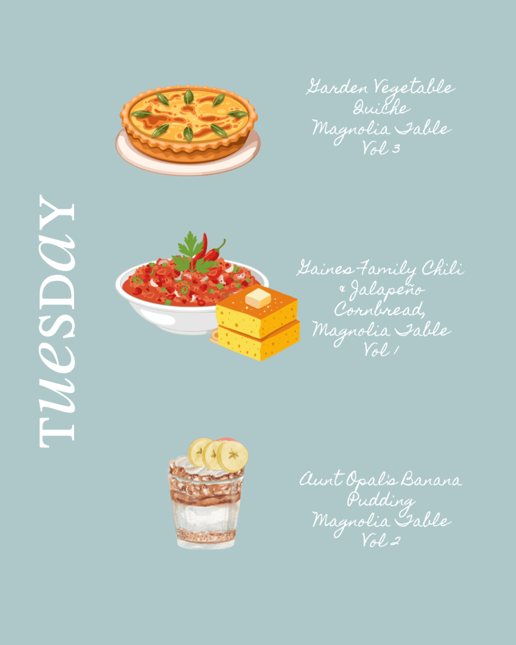 Tuesday, October 28, 2025&nbsp;Menu